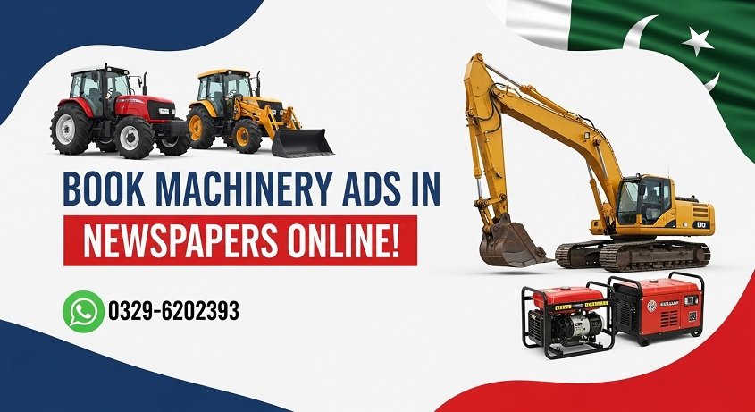 Book Machinery Sale and Purchase Ad in Newspaper 7 Machinery Sale and Purchase Ad in Newspaper